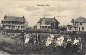 Vieille carte postale de Rawdon