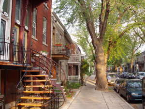 Maison typqiue sur le Plateau Mont-Royal